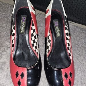 Harley quinn high heels worn twice size 8